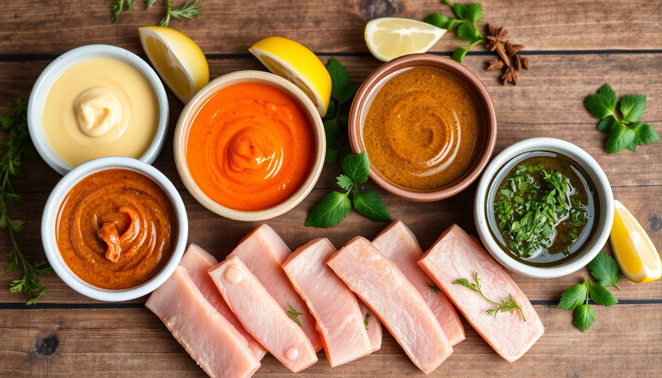 What sauces go well with tuna?