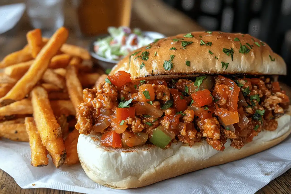 cajun chicken sloppy joes