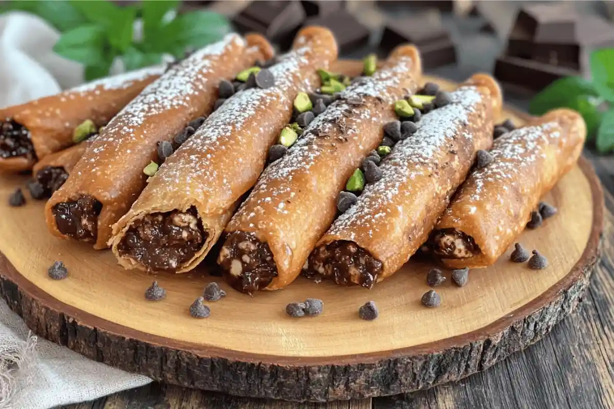 chocolate cannoli