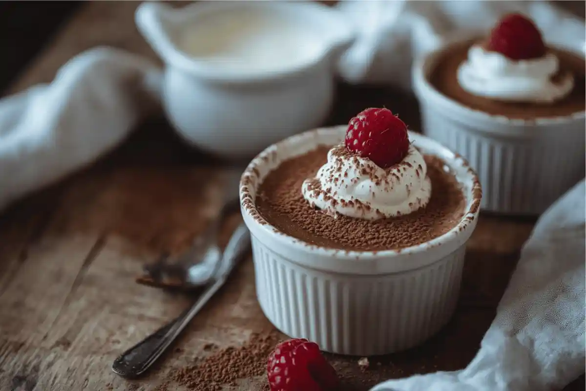 chocolate panna cotta