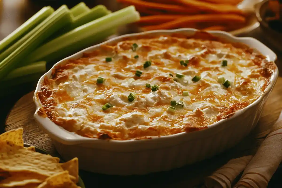 cottage cheese buffalo chicken dip